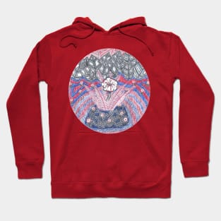 Abstract Flower Field Hoodie